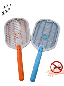 Raqueta Zapper con Luz Nocturna UV & Base – Mata Mosquitos y Descansa Tranquilo - Multicolor - Ver 1