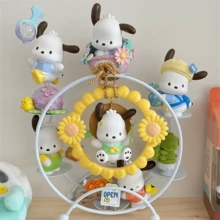 Miniso Sanrio Cartoon Pochacco Blumen- und Teenager-Serie Spielzeug Überraschungsbox, süßes Mädchen Geschenk Auto Ornament Spielzeug (zufällige Lieferung, 1 Stück) - Verschiedenfarbig - Übersicht 1