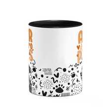 JPS INFO Caneca - Amor de quatro patas - Cachorro Bernese - B-black
