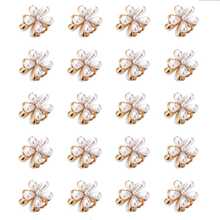 10 Pcs Small Mini Faux Pearl Claw Clips With Flower Design, Sweet Artificial Bangs Clips Decorative Hair Accessories For Women Girls Hair Jaw Clip Hair Clamps Hair Clutch Hair Claw Clip Elegant Hair Claw Fashion Hair Clips Fall Winter For Vacation Outfits Woman Summer Beach Holiday Essential, Travel, Festival, Party - Multicolor - View 7