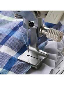 工业缝纫机压脚 P5 P50 P50W 褶皱压脚，适用于厚面料缝纫机配件 - 彩色 - 查看 4