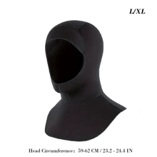 Bonnet de plongée en néoprène avec épaulettes étendues, bonnet de plongée, bonnet de surf et de plongée sous-marine, couvre-tête chaud pour les sports nautiques, combinaison humide, hommes et femmes, offre un confort et une chaleur maximaux pendant la plongée et les sports nautiques. Accessoires de plage, accessoires de piscine