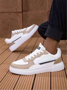Unisex 36-45 Casual Sneakers, Women's Casual Shoes & Men's Athletic Shoes, Lace-Up Soft Bottom Flat Comfortable Men's Shoes, Lightweight Low-Top Everyday Shoes, Street Wear Skate Shoes 2000s Style Valentine's Day Ideas