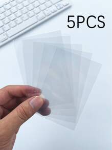 5/10/20/50 pièces Pochettes transparentes de style coréen pour cartes, conviennent pour la protection de cartes de 3 pouces, photos, cartes postales, cadeaux de remise des diplômes