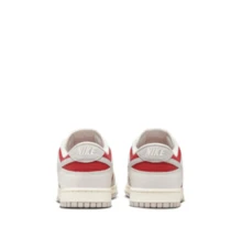 Nike Dunk Low Light Iron Ore Gym Red HJ9093-030 Mens Sizing New Fashion Sneakers - Red and White - View 7