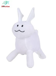 Molutian Triangle-Eared Rabbit Forsaken Gubby Plush Funny Companion Doll Adorable Gift For Friends And Game Lover As Room Decoration