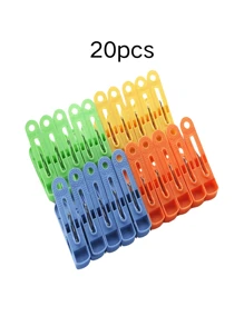 20/40 Mini Plastic Clothespins - For Children's Clothes And Adult Underwear - Windproof, Colorful, And Durable - Also For Photo Clips