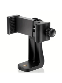 Soporte Premium Taisioner para teléfono inteligente/Adaptador de montaje en trípode vertical y horizontal rotatorio, con tornillo de 1/4", abrazadera ajustable, para , teléfono Android, palo de selfie, soporte para cámara