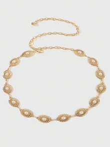 1 Stück Gürtel im Bohemien-Stil, aus geschnitztem Metall, lässig, passend zu Anzügen, geeignet für Nachtdates, Partys, Hochzeiten und Festivals