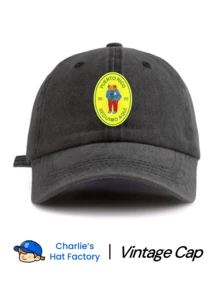 1 件 DTMF 波多黎各印花水洗棒球帽，原装男士帽子，经典休闲时尚复古柔软吸汗带可调节尺寸轻质防晒多功能爸爸帽，适合户外运动日常穿着派对度假送给家人和朋友的完美礼物