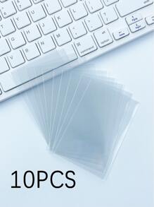5/10/20/50 pièces Pochettes transparentes de style coréen pour cartes, conviennent pour la protection de cartes de 3 pouces, photos, cartes postales, cadeaux de remise des diplômes