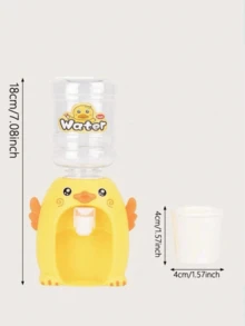 迷你饮水机玩具，可爱厨房玩具套装榨汁机真水瓶饮水玩具 - 彩色 - 查看 4