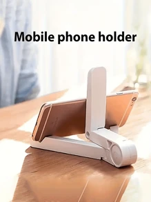 1 Soporte plegable ajustable para tableta, apto para iPad, iPhone y otros dispositivos - Material de PE, alfombrilla antideslizante, soporte de escritorio portátil universal, compatible con dispositivos Android y Apple, diseño plegable compacto compatible con iPhone, teléfono Android, regalo para cumpleaños, familia, amigos, soporte para teléfono, accesorios para teléfono