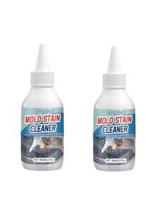 JAYSUING 1 pieza/2 piezas/150g Agente antihongo, elimina el moho rápidamente e inhibe su regeneración, apto para cocina, azulejos de baño, refrigerador, junta de lavadora, junta de refrigerador, juntas de azulejos, parte inferior del inodoro, cepillo de dientes eléctrico, dispositivo de limpieza facial, eliminación de moho en lavadora, refrigerador, fregadero, inodoro, drenaje, esquinas, cepillo de dientes eléctrico y azulejos. Limpiador antihongo para sellos de silicona de lavadora (empaquetado al azar)