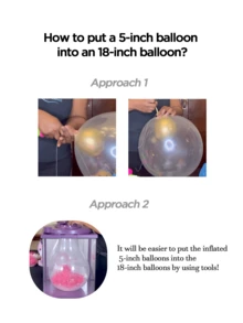 9pcs/Set Christmas Party Decorative Balloons, Fairy Catching Decoration Balloons, 18-Inch Clear Latex Balloons, 18-Inch Star-Shaped And Round Foil Balloons, New Year, Room Decor Supplies - Multicolor - View 10
