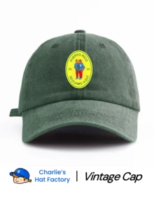 1 件 DTMF 波多黎各印花水洗棒球帽，原装男士帽子，经典休闲时尚复古柔软吸汗带可调节尺寸轻质防晒多功能爸爸帽，适合户外运动日常穿着派对度假送给家人和朋友的完美礼物