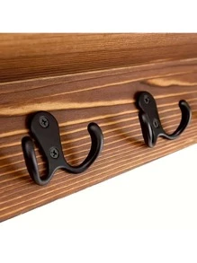 4 pezzi Ganci doppi, Ganci retrò per vestiti e armadi da cucina, Gancio per porta con occhiello dritto, Gancio piccolo, Gancio da parete con vite per casa, cucina, bagno, appendiabiti