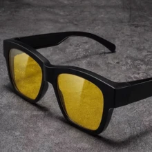 KLASSNUM Driving Fit Over  Color Changing Yellow Brown Lenses Women Men Transfer Glasses Anti Glare Sun Glasses 2025