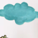 Agua verde azul