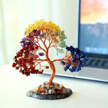 Crystal Tree Of Life - Crystal Tree - Colorful Crystal Tree Home Culture Gemstone Tree - Money Tree - Home Decoration - Thoughtful Gift For Family And Friends Home Gift - Purple - View 6