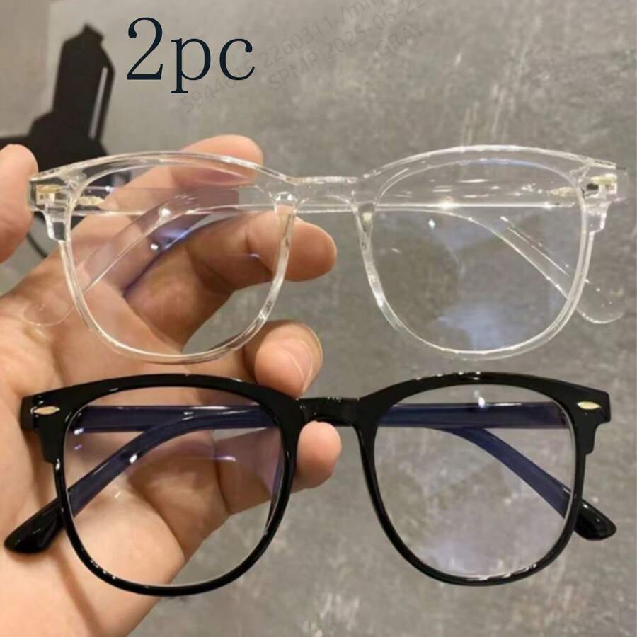 2 件装阅读/打电话眼镜，男女通用，防眼疲劳
