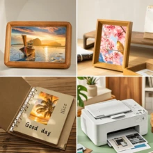 100 ورقة ورق صور لامع أحادي الجانب 200 جرام/230 جرام متوافق مع الحبر أحادي الجانب رمادي الخلفية مقاس 4 * 6 بوصة (10.2 * 15.2 سم) للاستخدام المنزلي والمكتبي - أبيض - مشاهدة 9