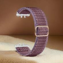 1pc Stretchy Nylon Compatible With Samsung Galaxy Fit 3 Band For Women Men, Elastic Loop Adjustable Soft Sport Strap Wristband Compatible With Galaxy Fit 3 Band Smartwatch Accessories
