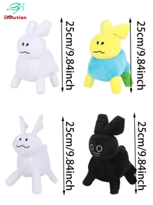 Molutian Triangle-Eared Rabbit Forsaken Gubby Plush Funny Companion Doll Adorable Gift For Friends And Game Lover As Room Decoration