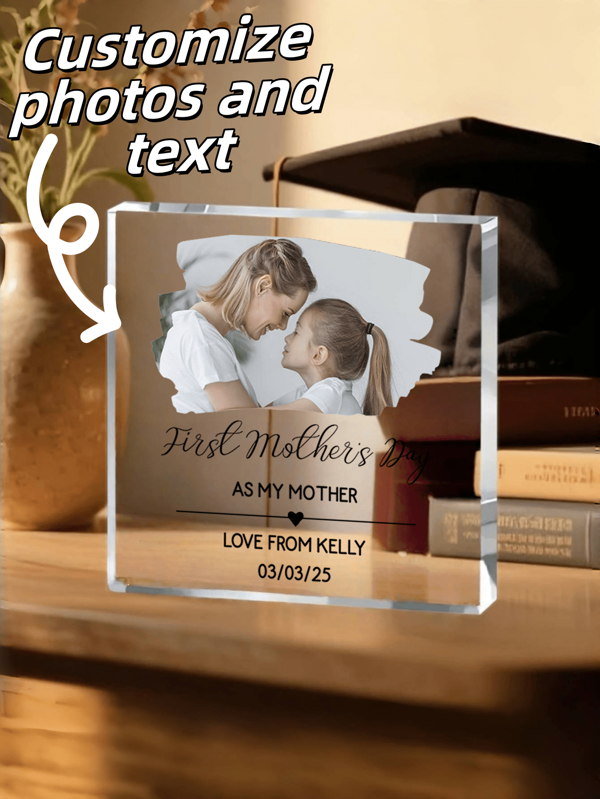 Customizable Acrylic Photo Frame, Creative Photo Display, Exclusive Back-To-School Photo Decoration, Back-To-School Gift. Use Your Or Your Family Member's Photos As Birthday/Holiday/Party/Wedding/Memorial Gifts. Suitable For Birthday, Holiday Memorabilia, Unique Birthday Memorial Gifts, Best Gifts, Party Commemorative Photos, Record Your Own Birthday Memorial Photos. Very Suitable For Birthdays, Anniversaries, Weddings And Other Holidays.
