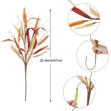 1/2/3 Stück 57cm künstliche Pflanzen, inklusive Ophiopogon, falsches Herbstlaub, geeignet für Wand, Wohnzimmer, Schlafzimmer, Hochzeit, Party Dekoration, Tischdekoration. Zuhause, Schreibtisch, Küche, Hochzeit, Esstisch, Mittelpunkt, Büro, Garten, Außenbereich, Haus, Hof Dekoration, geeignet für Frühling, Sommer, Herbst, Winter