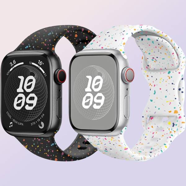 Correa deportiva de silicona compatible con la banda del para mujeres/hombres de 40 mm, 42 mm, 41 mm, 38 mm, 44 mm, 46 mm, 45 mm, 49 mm. Accesorios para reloj inteligente, pulsera compatible con bandas Series 10/9/8/7/6 5/4/3/SE/2da generación/Ultra/2, como un regalo para amigos y familia