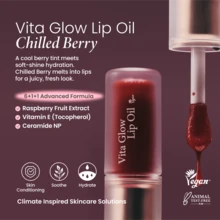 AXIS-Y Dầu dưỡng môi Vita Glow Lip Oil với Vitamin E và Ceramide - Nuôi dưỡng và phục hồi đôi môi khô, nứt nẻ với độ ẩm lâu dài - Dưỡng môi thuần chay Hàn Quốc - 4 ml / 0,13 fl. oz. (Quả mọng ướp lạnh) - quả mọng lạnh - Xem 2
