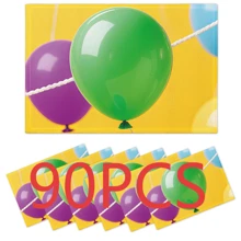 Placemats, Colorful Balloon Linen Placemats, Holiday Placemats, Wedding Placemats, Food Mats, Restaurant Supplies, Outdoor Picnic Placemats, Suitable For Restaurants, Kitchens, Outdoor, Picnics, Weddings, Holidays