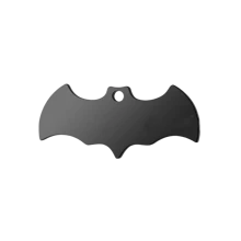 Customized Pet ID Tag, Halloween Bat Shaped Dog/Cat Tag, Stainless Steel, Can Engrave Name, Birthday, Phone, Address, Anti-Lost Pet Memorial Pendant Accessory