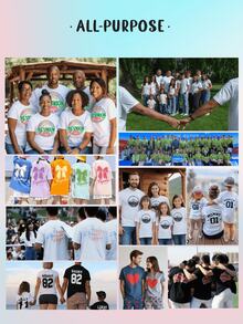 1pc Customized Halloween T-Shirt, Women's Casual Short Sleeve, Halloween Elements Design, You Can Add Your Own Image To Create A Halloween T-Shirt - Multicolor - View 3