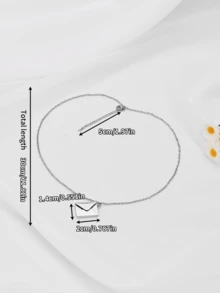 1pc Customizable Necklace,Custom Fashion Necklace,Personalized Envelope Locket Necklace With Customized Name/Message And Family/Pet/Couple Photo, Suitable For Birthday/Valentine/Anniversary,New Year Glamour - Laser-envelope Necklace - View 2