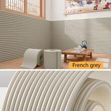1 pieza Decoración del hogar, Panel de pared 3D, Paquete suave anti-colisión para empotrar en la pared, Cojín de pared para cabecero, Reposabrazos de ventana con aislamiento y sin olor, Autoadhesivo que se puede aplicar retirando el adhesivo del respaldo, Fuerte adhesión