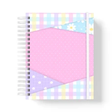 Moreih Paper Premium Notebook 200 Pages (100 Sheets) A5 - Floral Candy - View 1