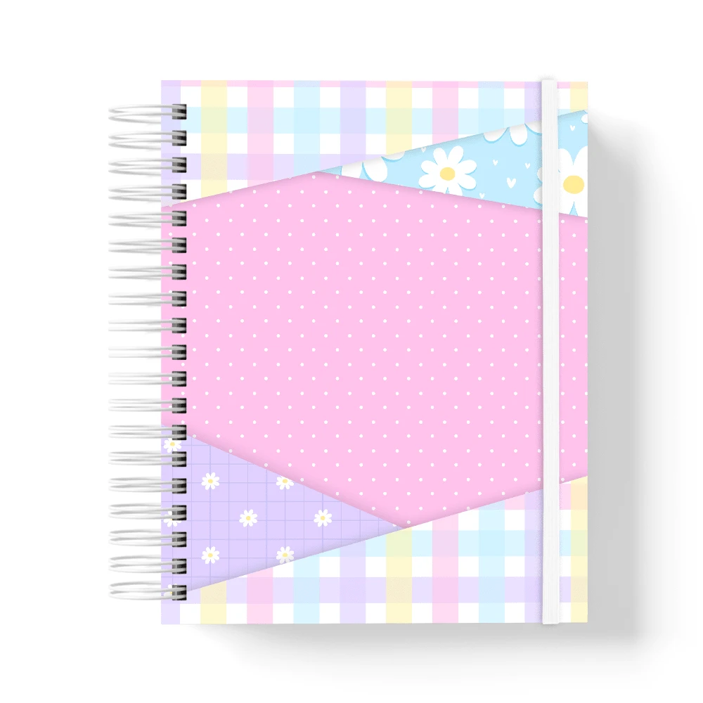 Moreih Paper Premium Notebook 200 Pages (100 Sheets) A5 - Floral Candy - View 1