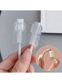 10Pcs/5PCS/1PC ABS Resin Cable Sleeves: Protect Your Cables From Breakage And Disconnection