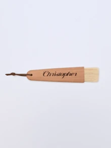 多用途厨房面包刷，羊毛刷，适用于烹饪、烘焙、烧烤。可定制专属名称，适合赠送家人、朋友或爱人