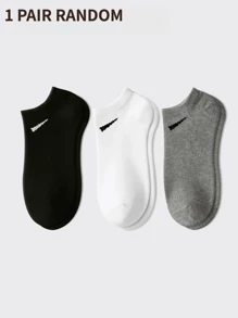1/10/12/20/30 Pares Meias Sólidas Pretas, Brancas, Cinzas Unissex Plus Size, Combinam com Tudo, Design Minimalista para Uso Diário