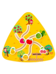 1 件儿童蒙特梭利木制玩具迷宫滑梯拼图幼儿玩具用于学习活动，教育感官旅行拼图生日礼物送给男孩女孩 - 彩色 - 查看 4