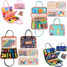 Busy Board Toddler Travel Toys Sensory Toys For Toddlers 1 2 3 4, Montessori Learning Toys For Toddlers Activities Board, Educational Toys Gift - Multicolor - View 1