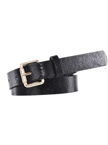 1/2 Stück Neues Design Kleine Schnallen Taillengürtel, modischer schlank passender dekorativer vielseitiger Taillenriemen für Jeans und Hosen