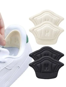 4 Pieces Heel Pads For Sneakers, Size Adjustable, Non-Slip Foot Pads, Insole Heel Protection, Back Stickers, Best Insoles, Make Shoes Neat And Perfect, Suitable For Summer Women's And Men's Sneakers And High-Top Shoes, Comfortable High-Quality Foam Insoles, Low Friction, Breathable, Self-Adhesive, All-Day Comfort Insulation, Galentines, Puppy, Carnival, Party Decorations, Shoe, Spring Summer Picks, Brides Maid Gifts, Room, Bedroom Decor, Bedroom Decor, Beach, Travel, For Men, For Women, Vacation,Cute Stuff,Mother's Day Gift,Bedroom Decor,Garden,Kitchen Decor,Summer,Beach,Travel Essentials,Room Decor,Squishy,Graduation - Multicolor - View 2