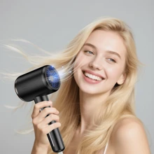 2200W Professional Hair Dryer - Powerful, Fast Drying Hair Dryer With Hot & Cold Air, Consistent Temperature Care, Suitable For Home, Travel, Hotel, And Salon Use