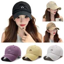 1pc Summer Quick-Dry Baseball Cap, Unisex, Letter Embroidery Contrast Color Design, Lightweight Breathable UV Protection, Street Hip-Hop Style Sun Hat - A - View 15