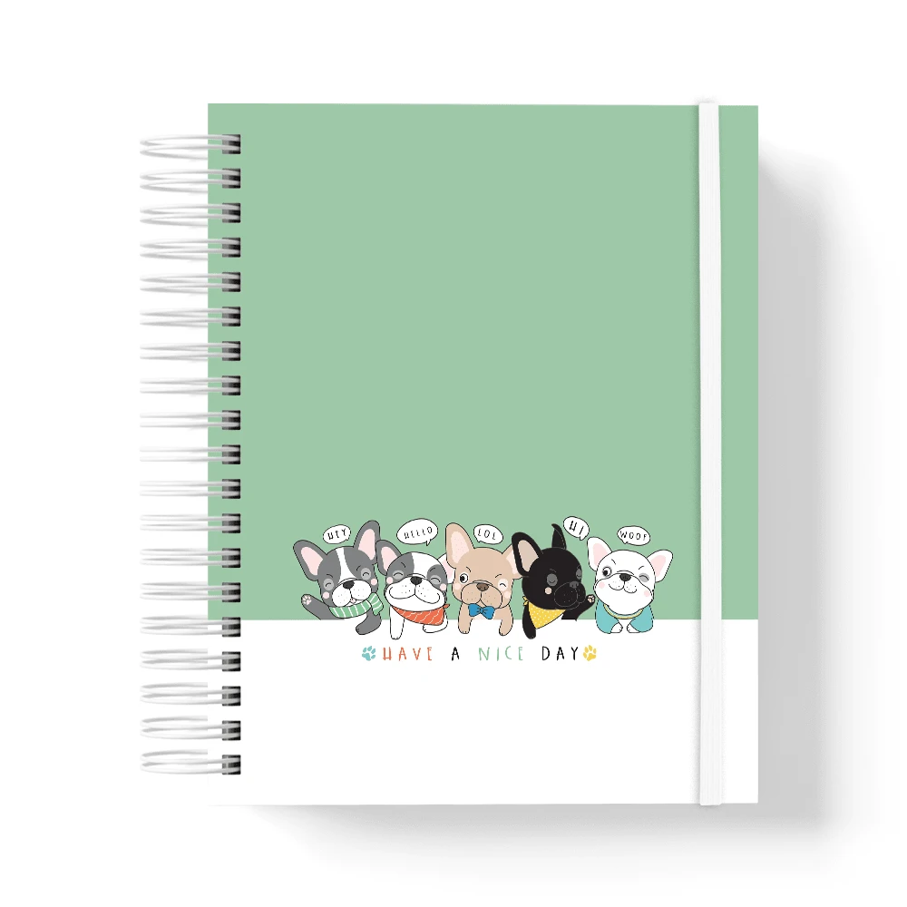 Moreih Paper Premium Notebook 200 Pages (100 Sheets) A5 - My Dog - View 1
