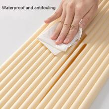 1 pieza Decoración del hogar, Panel de pared 3D, Paquete suave anti-colisión para empotrar en la pared, Cojín de pared para cabecero, Reposabrazos de ventana con aislamiento y sin olor, Autoadhesivo que se puede aplicar retirando el adhesivo del respaldo, Fuerte adhesión